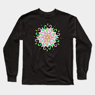 Lotus Mandala Long Sleeve T-Shirt